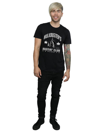 Black - Lifestyle - Marvel Mens Iron Man Hulkbuster´s Bustin´ Club T-Shirt