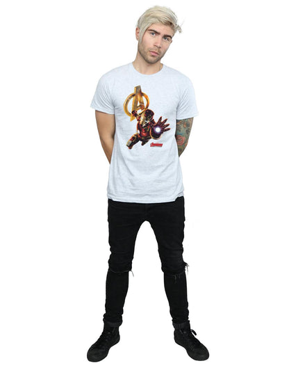 Sports Grey - Lifestyle - Marvel Mens Iron Man Pose T-Shirt