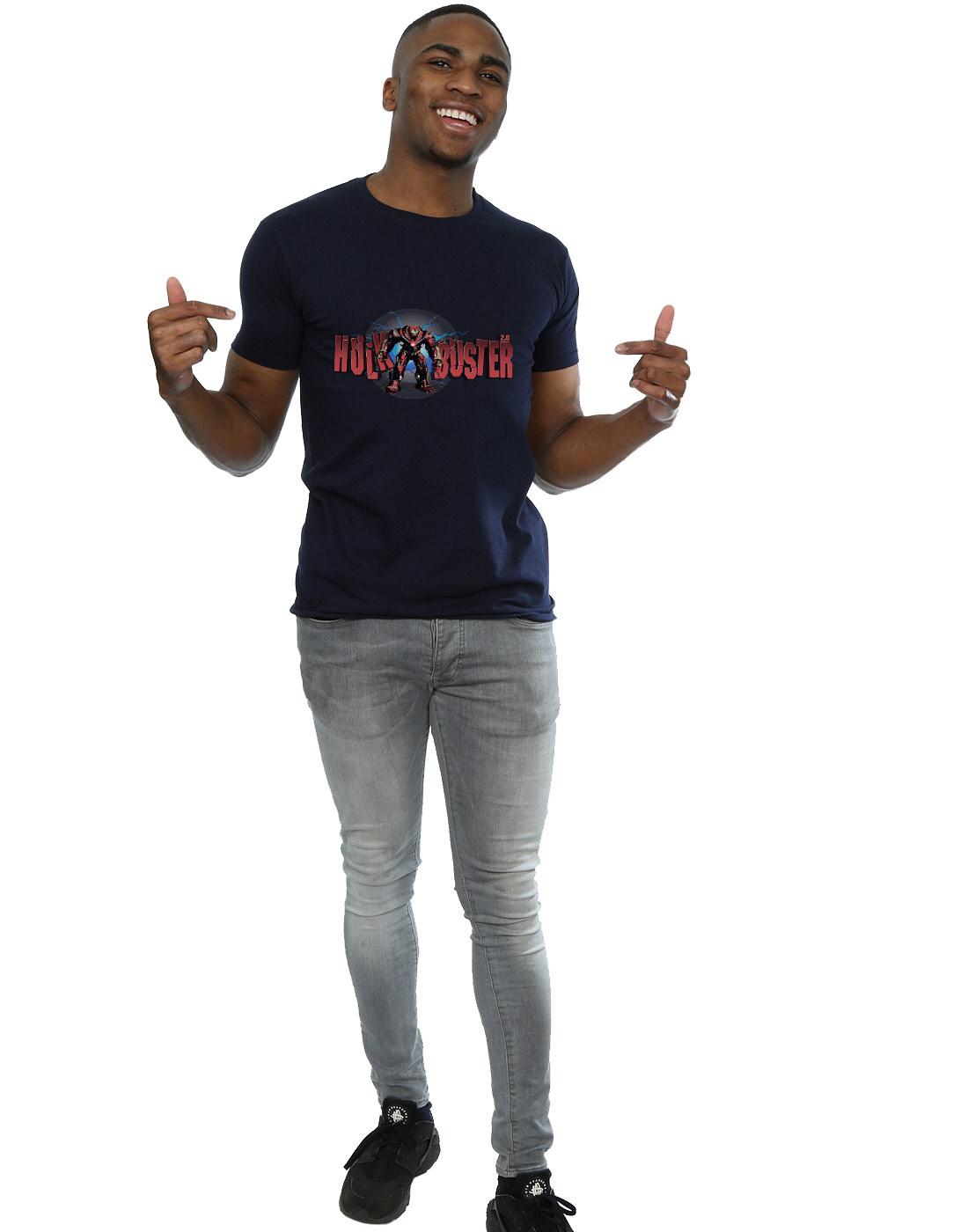 Navy Blue - Lifestyle - Marvel Mens Avengers Infinity War Hulkbuster 2.0 T-Shirt
