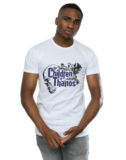 White - Back - Marvel Mens Avengers Infinity War Children Of Thanos T-Shirt