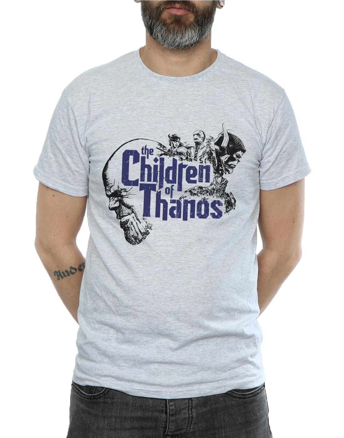 Sports Grey - Side - Marvel Mens Avengers Infinity War Children Of Thanos T-Shirt