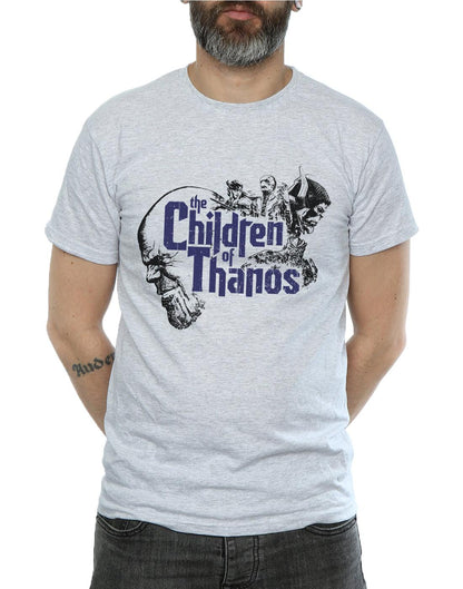 Sports Grey - Side - Marvel Mens Avengers Infinity War Children Of Thanos T-Shirt