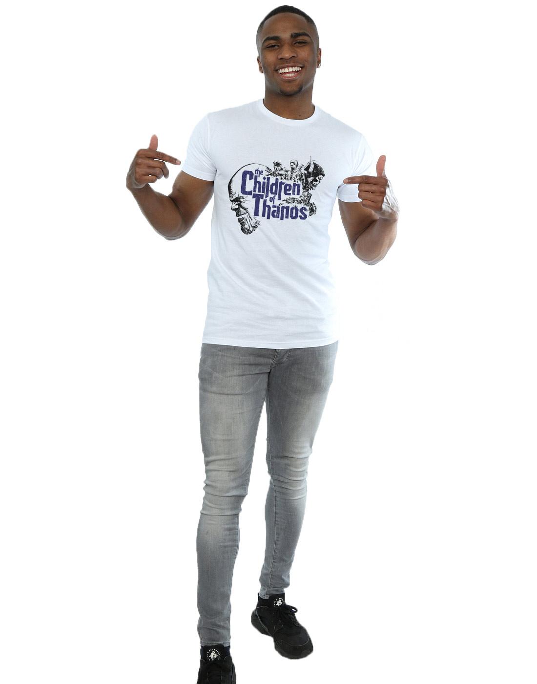 White - Lifestyle - Marvel Mens Avengers Infinity War Children Of Thanos T-Shirt