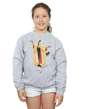 Sports Grey - Lifestyle - 101 Dalmatians Girls Classic Cruella De Vil Heather Sweatshirt