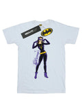 White - Front - DC Comics Womens-Ladies Catwoman Happy Pose Cotton Boyfriend T-Shirt