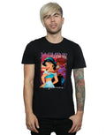 Black - Lifestyle - Aladdin Mens Jasmine Montage Cotton T-Shirt