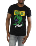 Black - Pack Shot - Hulk Mens Krunch Cotton T-Shirt