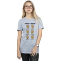 Sports Grey - Front - Guardians Of The Galaxy Womens-Ladies Today´s Mood Baby Groot Boyfriend T-Shirt