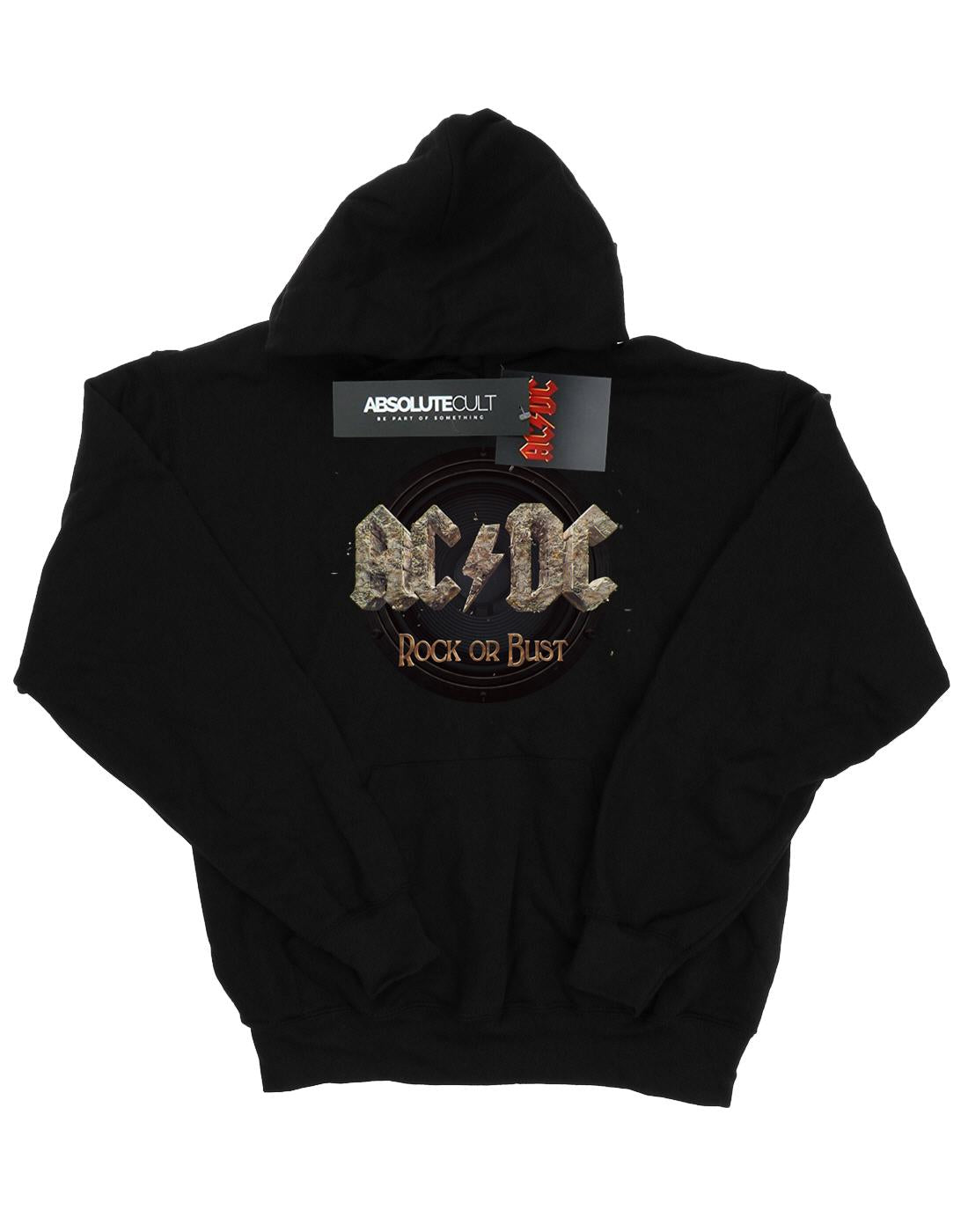 Black - Front - AC-DC Boys Rock Or Bust Hoodie