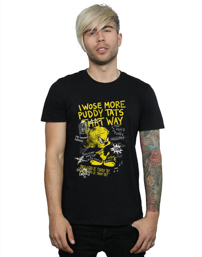 Black - Lifestyle - Looney Tunes Mens More Puddy Tats Tweety Cotton T-Shirt
