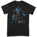 Black - Front - It Unisex Adult Pennywise Grin T-Shirt