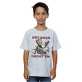 Grey - Back - Guardians Of The Galaxy Boys Get Your Groot On Heather T-Shirt
