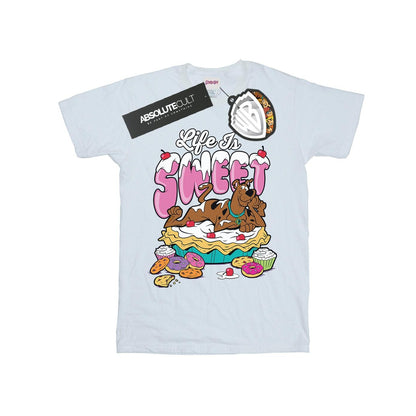 White - Front - Scooby Doo Mens Life Is Sweet T-Shirt
