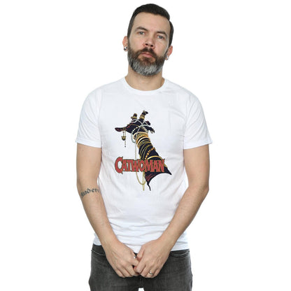 White - Back - DC Comics Mens Batman Catwoman Friday T-Shirt