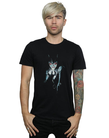 Black - Back - DC Comics Mens Batman Alex Ross Catwoman T-Shirt