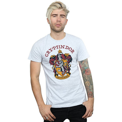 Sports Grey - Back - Harry Potter Mens Gryffindor T-Shirt