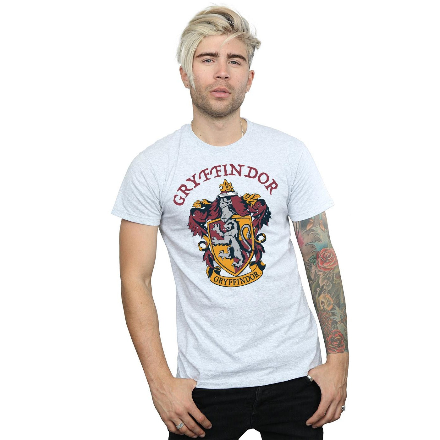 Sports Grey - Lifestyle - Harry Potter Mens Gryffindor T-Shirt