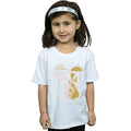 White - Front - Mary Poppins Girls Floral T-Shirt