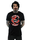 Black - Lifestyle - Harley Quinn Mens Chibi Cotton T-Shirt