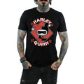 Black - Front - Harley Quinn Mens Chibi Cotton T-Shirt
