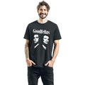Black-White - Back - Goodfellas Unisex Adult Faces T-Shirt