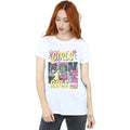 White - Back - Marvel Comics Womens-Ladies Girls Rule Cotton T-Shirt