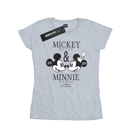 Sports Grey - Front - Disney Womens-Ladies Mousecrush Mondays Mickey & Minnie Mouse Cotton T-Shirt