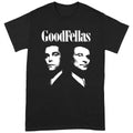 Black-White - Front - Goodfellas Unisex Adult Faces T-Shirt