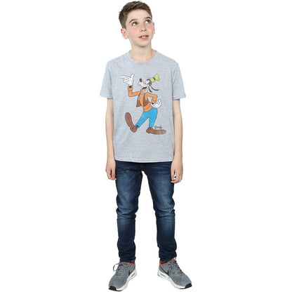 Sports Grey - Side - Disney Boys Classic Goofy T-Shirt