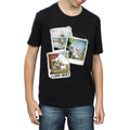 Black - Pack Shot - Frozen Boys Olaf Polaroid Cotton T-Shirt