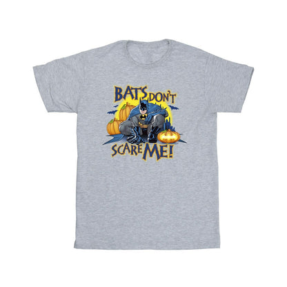 Sports Grey - Front - DC Comics Mens Batman Bats Don´t Scare Me T-Shirt