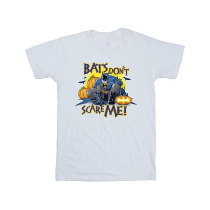 White - Front - DC Comics Mens Batman Bats Don´t Scare Me T-Shirt