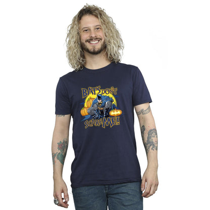 Navy Blue - Back - DC Comics Mens Batman Bats Don´t Scare Me T-Shirt