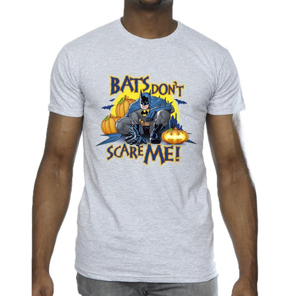 Sports Grey - Side - DC Comics Mens Batman Bats Don´t Scare Me T-Shirt