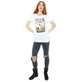 White - Side - Bambi Womens-Ladies Poster Cotton Boyfriend T-Shirt