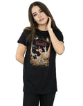 Black - Back - Bambi Womens-Ladies Poster Cotton Boyfriend T-Shirt