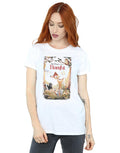 White - Lifestyle - Bambi Womens-Ladies Poster Cotton Boyfriend T-Shirt