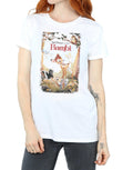 White - Pack Shot - Bambi Womens-Ladies Poster Cotton Boyfriend T-Shirt