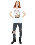 White - Close up - Bambi Womens-Ladies Poster Cotton Boyfriend T-Shirt
