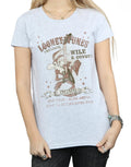 Sports Grey - Side - Looney Tunes Womens-Ladies Wile E Coyote Guitar Cotton T-Shirt