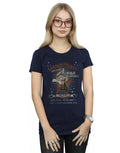 Navy Blue - Back - Looney Tunes Womens-Ladies Wile E Coyote Guitar Cotton T-Shirt