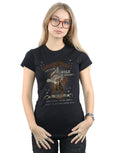Black - Lifestyle - Looney Tunes Womens-Ladies Wile E Coyote Guitar Cotton T-Shirt