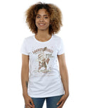White - Back - Looney Tunes Womens-Ladies Wile E Coyote Guitar Cotton T-Shirt