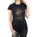 Black - Front - Looney Tunes Womens-Ladies Wile E Coyote Guitar Cotton T-Shirt
