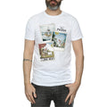White - Front - Frozen Mens Olaf Polaroid Cotton T-Shirt