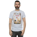 Sports Grey - Back - Bambi Mens Retro Poster T-Shirt