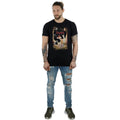 Black - Side - Bambi Mens Poster Cotton T-Shirt