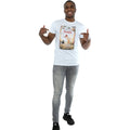 White - Back - Bambi Mens Poster Cotton T-Shirt