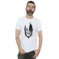 White - Back - Avengers Infinity War Mens Thanos Face Cotton T-Shirt
