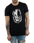 Black - Side - Avengers Infinity War Mens Thanos Face Cotton T-Shirt